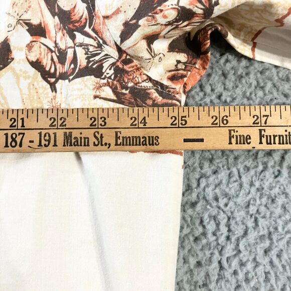 Roper Shirt Mens XL Cream Pearl Snap Cowboy Boot Western Casual Rodeo Pockets - Picture 6 of 8